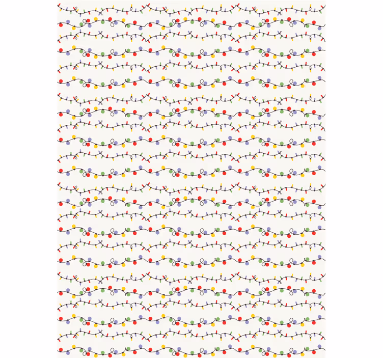 Tenda a rullo cameretta luci colorate a corda - TenStickers