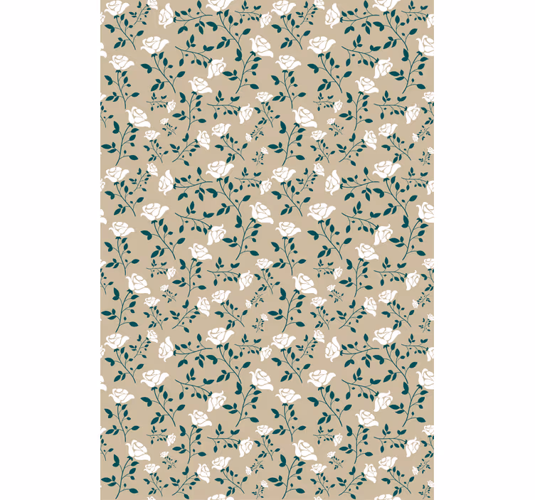 Tenda a rullo fiori e piante delicati motivi botanici - TenStickers