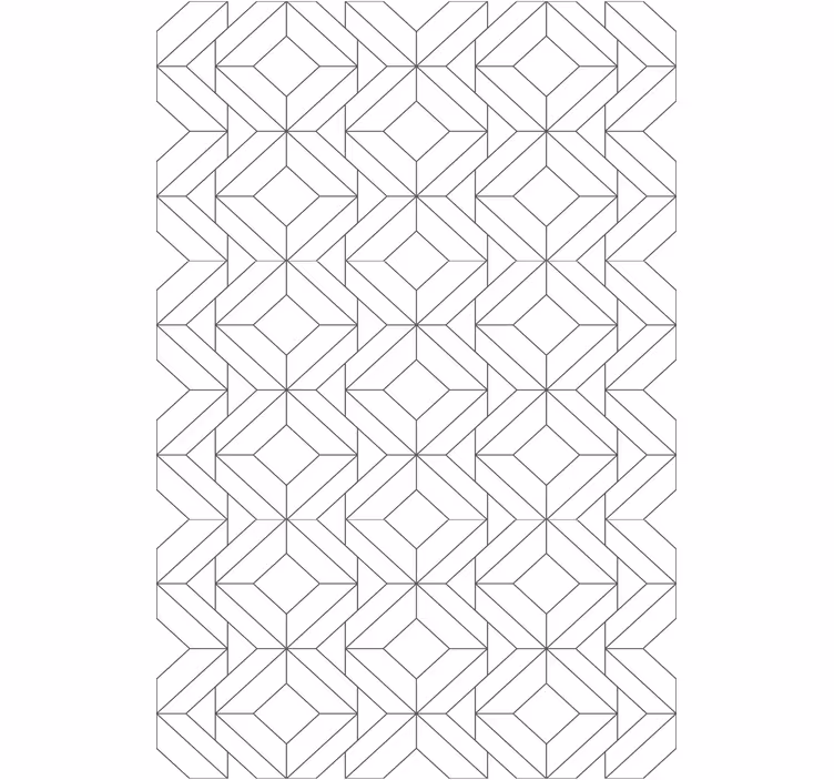 Tenda a rullo moderna blocchi di figure geometriche - TenStickers