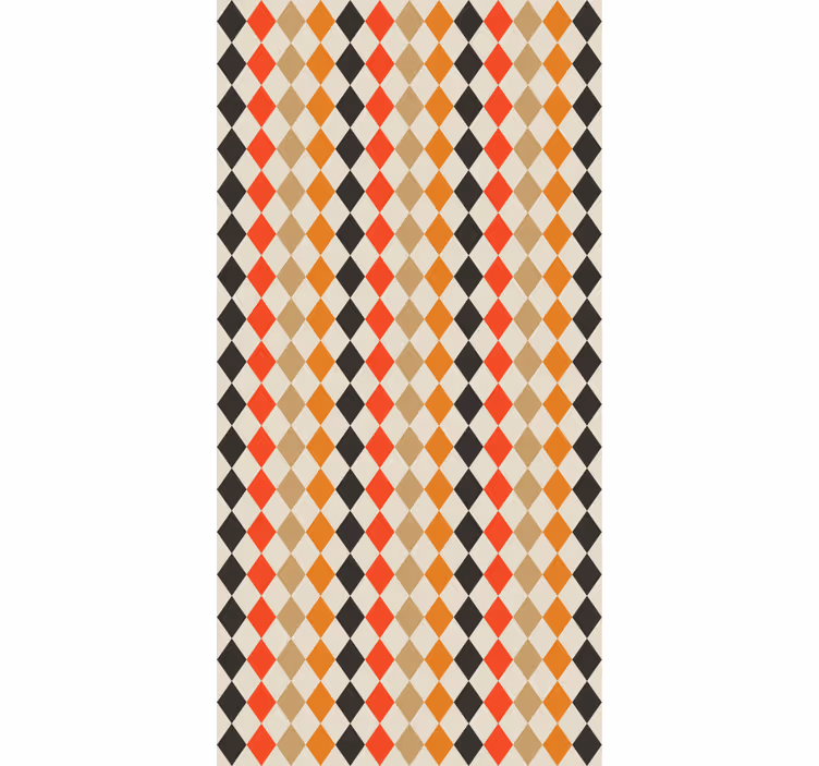 Tenda a rullo moderna tema a forma di diamante - TenStickers