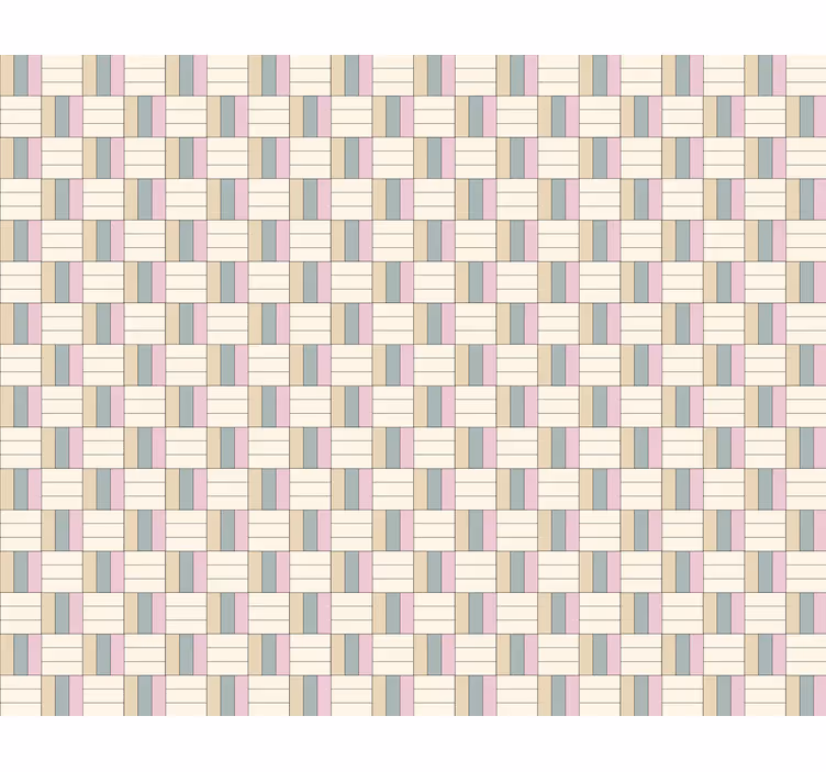 Tende a rullo motivi composizione a tema geometrico - TenStickers