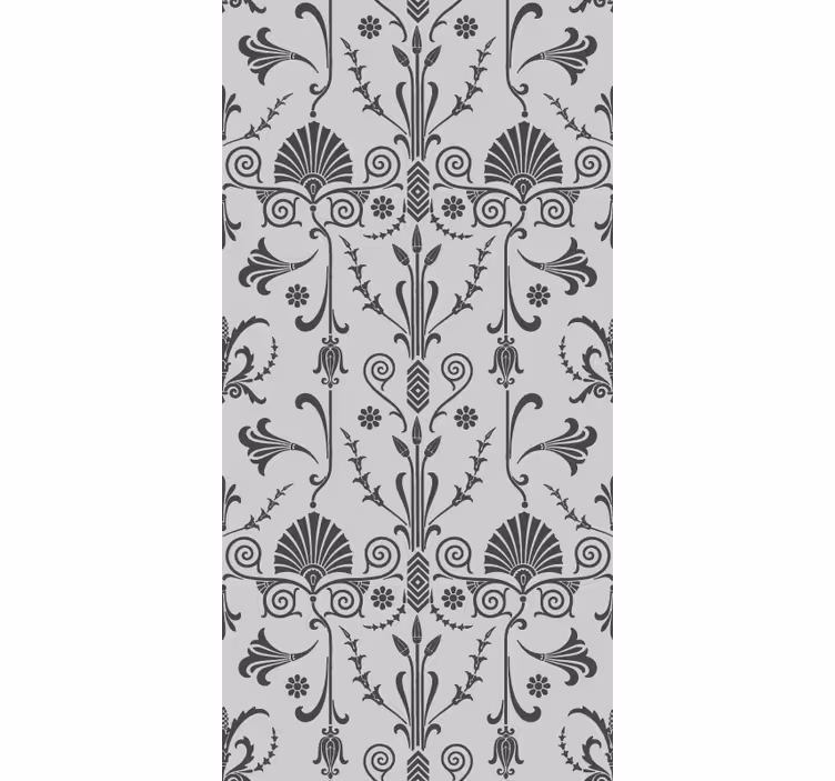Tenda a rullo fiori graziose composizioni botaniche - TenStickers