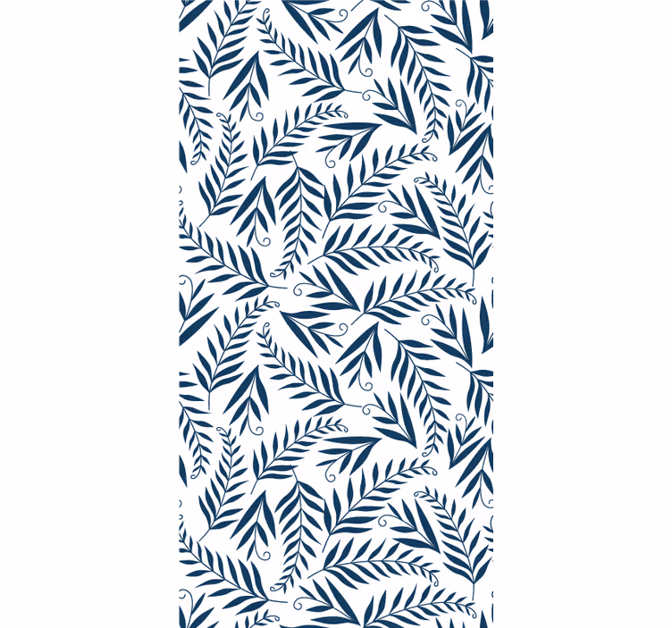 Tenda a rullo fiori e piante motivo botanico del fogliame - TenStickers