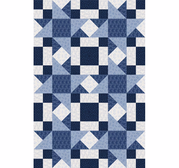 Tende a rullo motivi patchwork geometrici - TenStickers