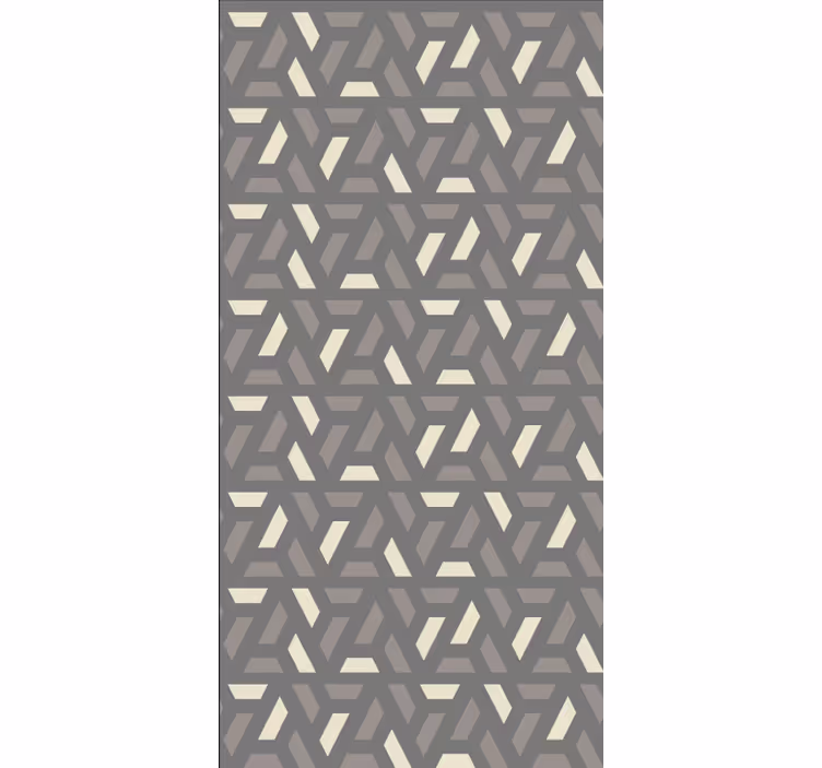 Tenda a rullo moderna motivo geometrico neutro - TenStickers