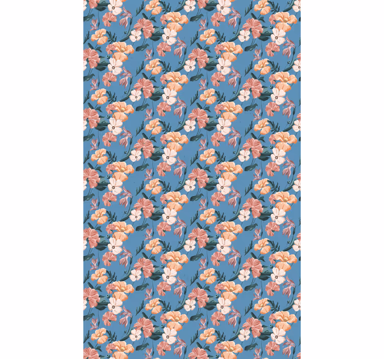 Tenda a rullo fiori e piante delizia con motivo floreale - TenStickers