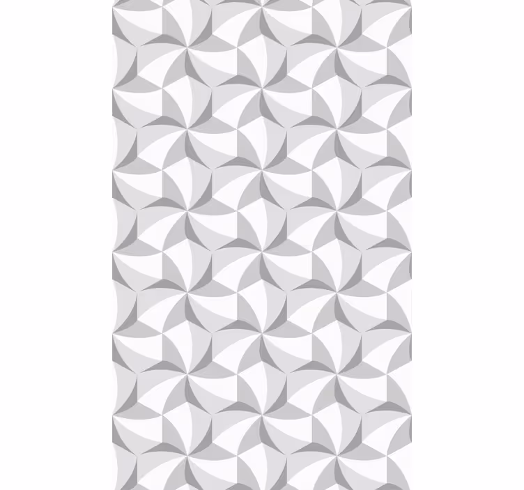 Tenda a rullo moderna tema geometrico grigio - TenStickers