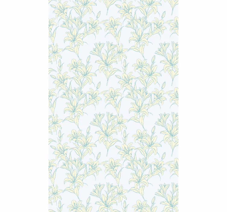Tenda a rullo fiori e piante sottili motivi botanici - TenStickers