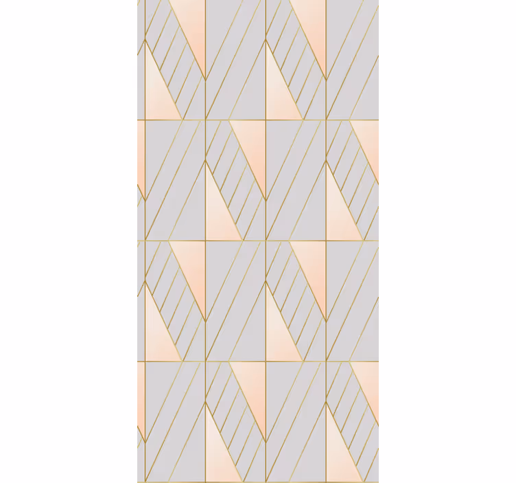 Tenda a rullo moderna linee con motivi geometrici - TenStickers