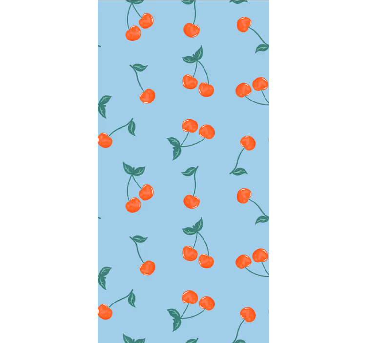 Tende a rullo frutta e verdura motivo rametti di ciliegio - TenStickers