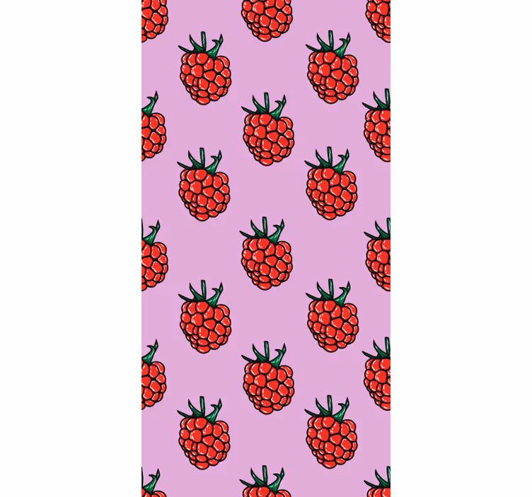 Tende a rullo frutta e verdura modello lampone - TenStickers