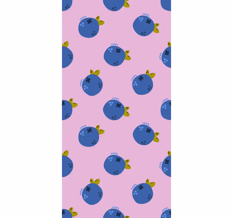 Tende a rullo frutta e verdura modello mirtillo - TenStickers
