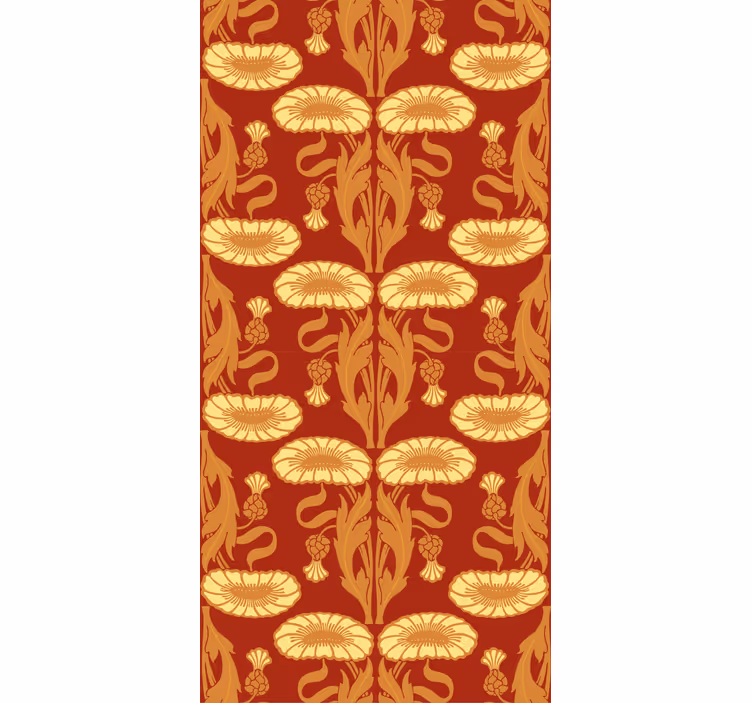 Tenda a rullo classica stile art nouveau - TenStickers