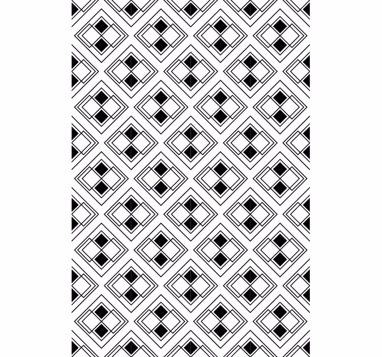 Tenda a rullo con forme geometriche per ufficio - TenStickers