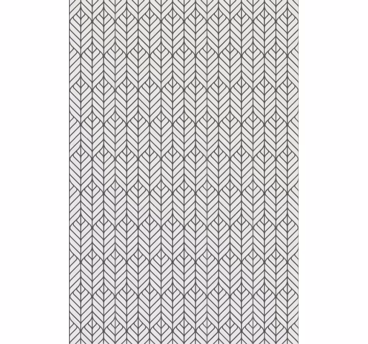 Tenda a rullo con foglie stile elegante - TenStickers