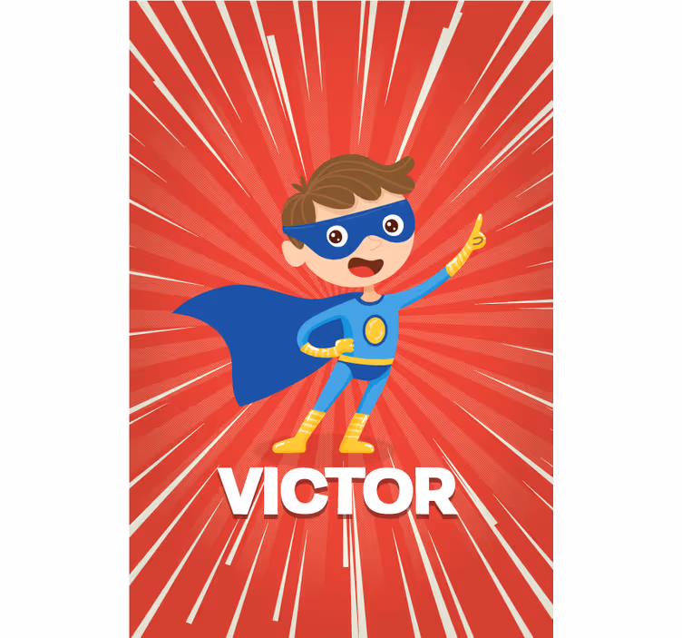 Tenda a rullo personalizzabile super ragazzo - TenStickers