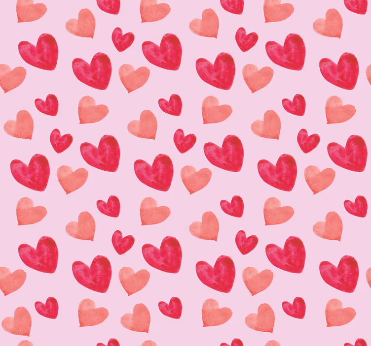 Tende a rullo romantiche motivo mignolo a cuore - TenStickers