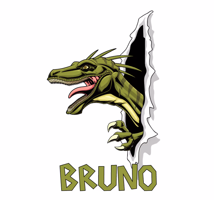 Tenda a rullo con dinosauri rapace giurassico - TenStickers