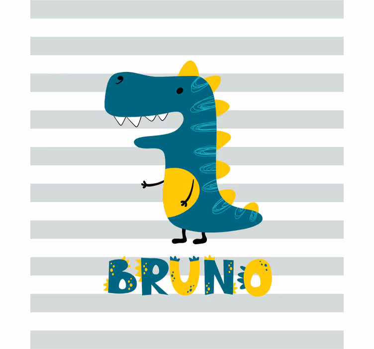 Tenda a rullo con dinosauri giurassico personalizzabile - TenStickers