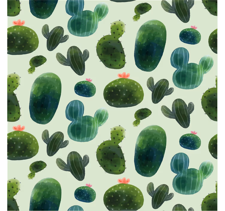 Tenda a rullo cactus modello del deserto - TenStickers