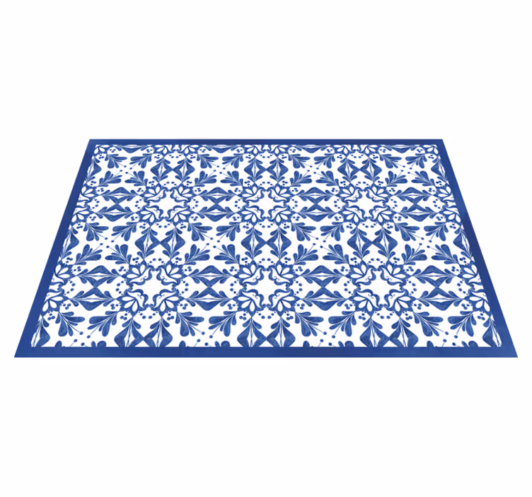 Tovaglietta americana originale idraulica blu classica - TenStickers