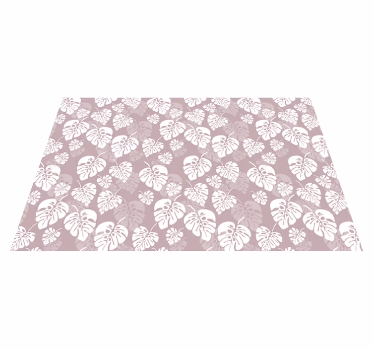 Tovaglietta americana textu design foglie tropicali - TenStickers