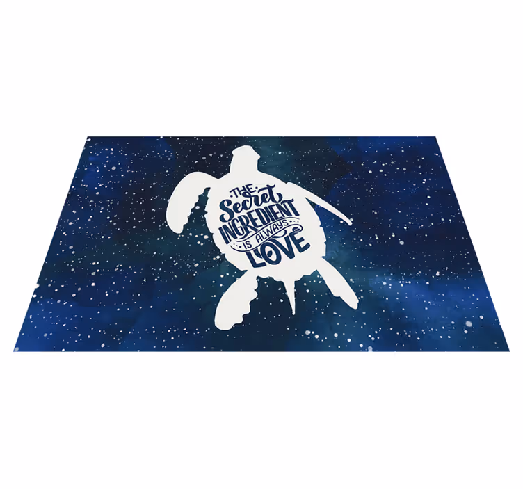 Tovagliette tartaruga con motivo a galassia - TenStickers