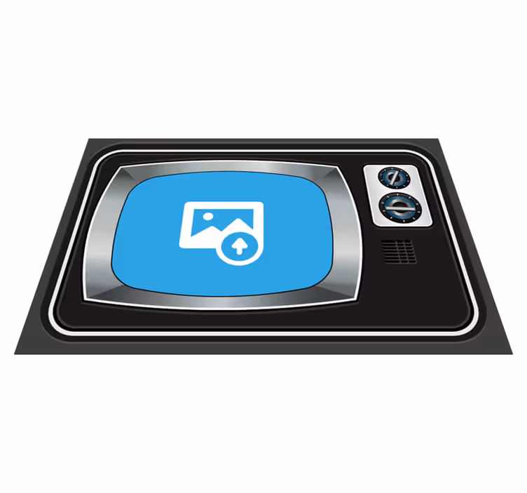 Tovaglietta personalizzata originale Tv personalizzabile foto - TenStickers