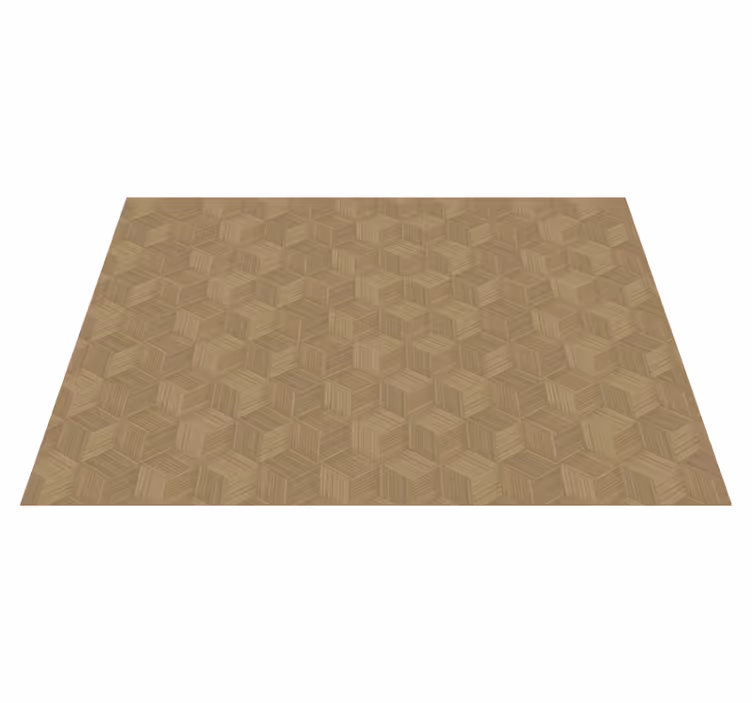 Tovaglietta americana textu motivo legno esagonale - TenStickers