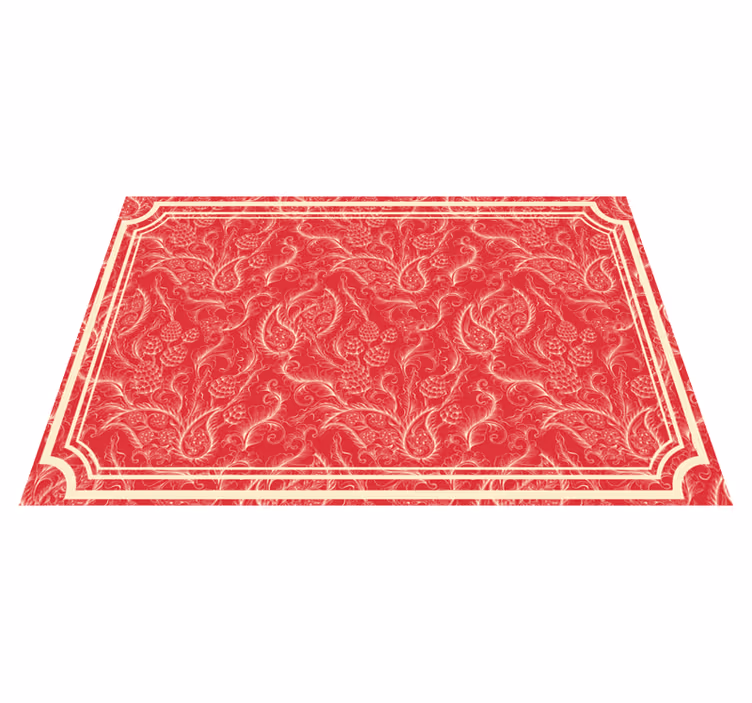 Tovaglietta americana textu sfondo floreale - TenStickers
