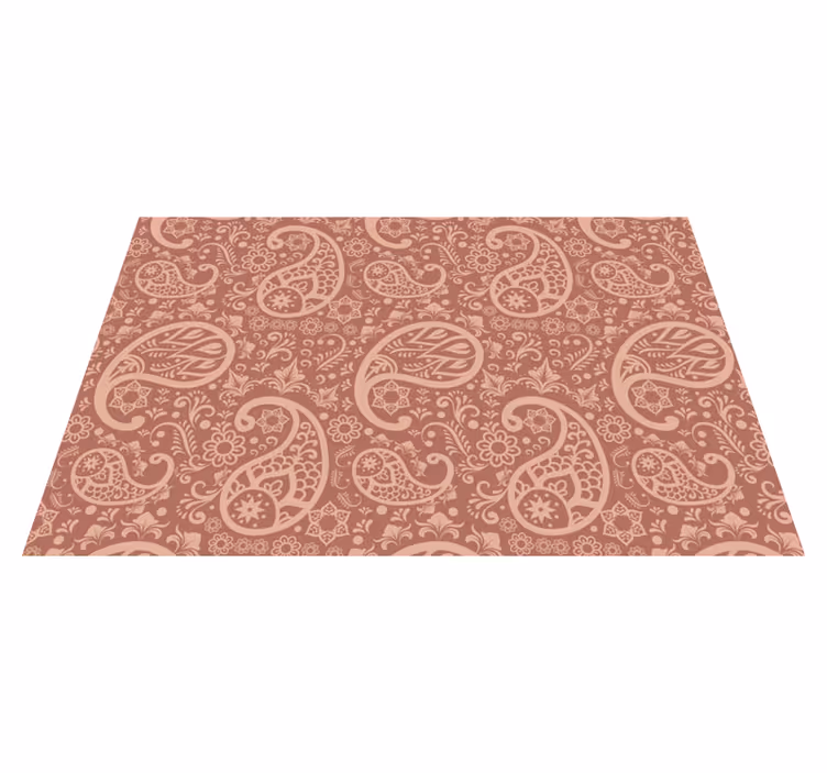 Tovaglietta americana textu elemento floreale elegante - TenStickers