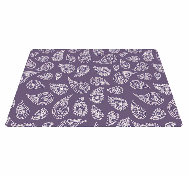 Tovaglietta americana originale con motivo paisley - TenStickers