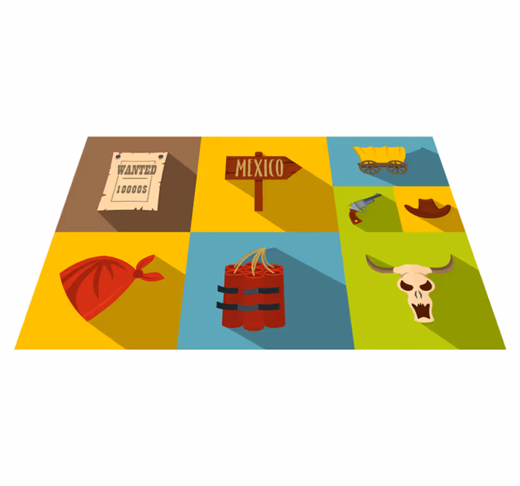 Tovaglietta americana originale tema messicano desiderato - TenStickers