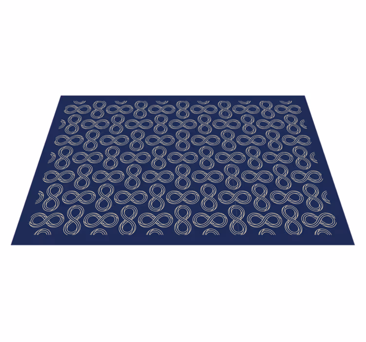 Tovaglietta americana textu motivo infinito elegante - TenStickers