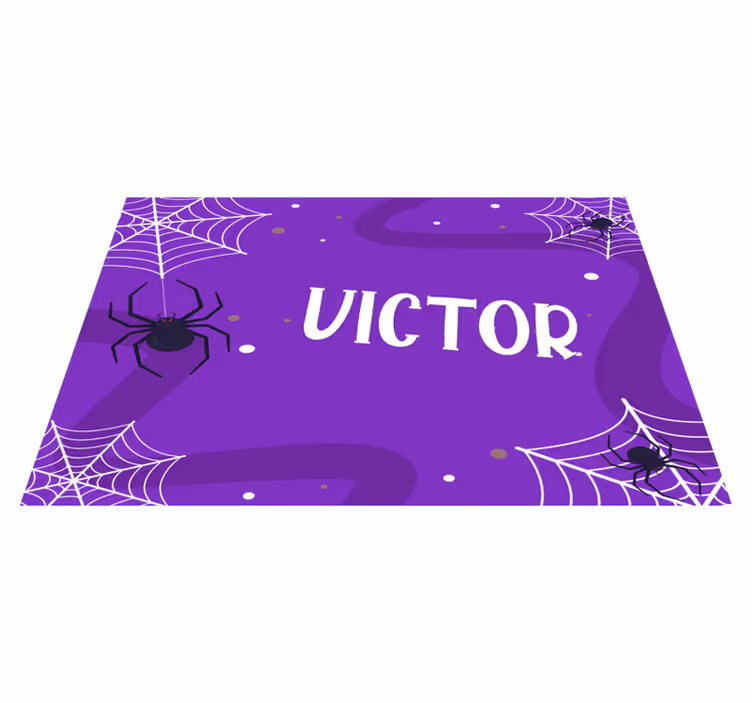 Tovaglietta americana di halloween ragnatele spettrali - TenStickers
