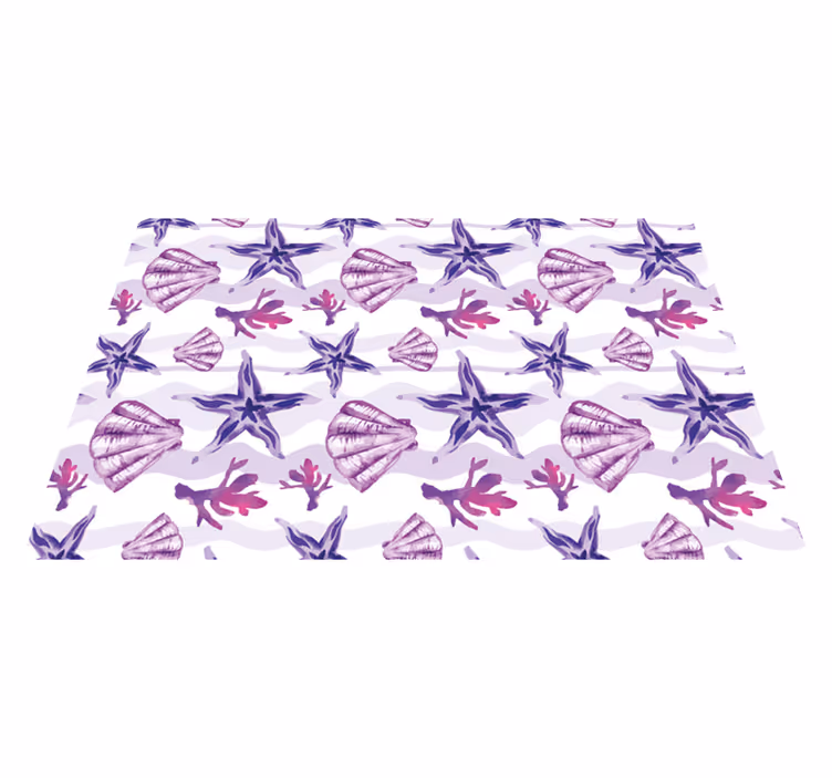 Tovaglietta americana originale con motivi conchiglia - TenStickers