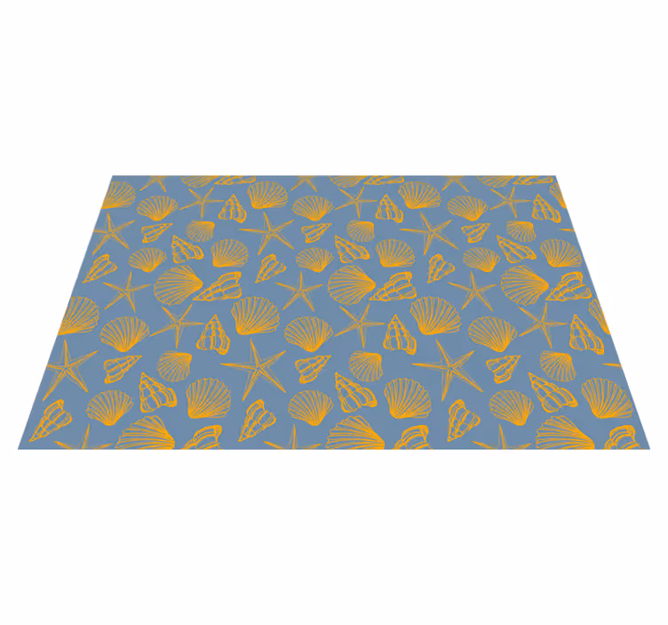 Tovaglietta americana textu piatto con conchiglie - TenStickers