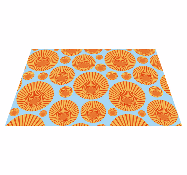 Tovaglietta americana originale motivo circolare radiante - TenStickers