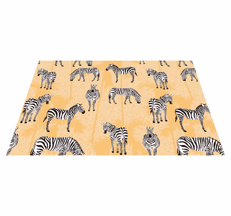 Tovaglietta americana originale motivo zebra - TenStickers