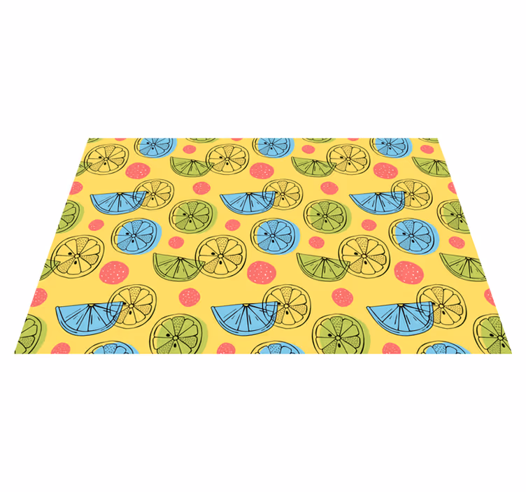 Tovaglietta americana originale sfondo agrumi - TenStickers