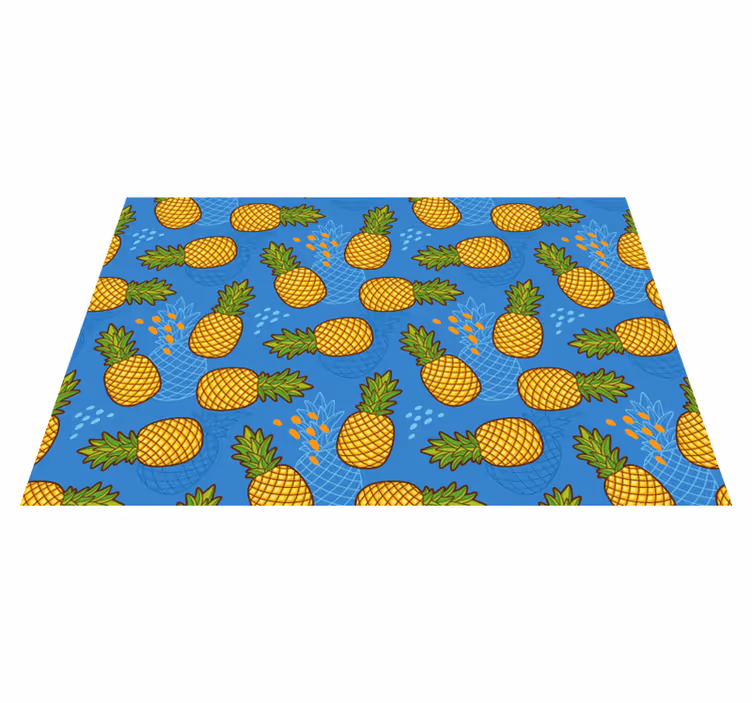 Tovaglietta americana originale sfondo ananas - TenStickers