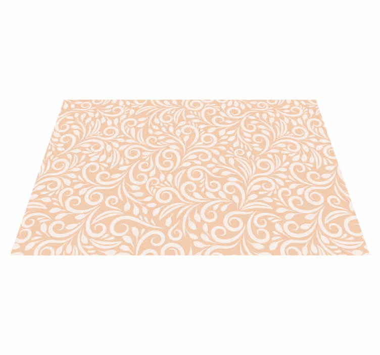 Tovaglietta americana textu elemento botanico elegante - TenStickers
