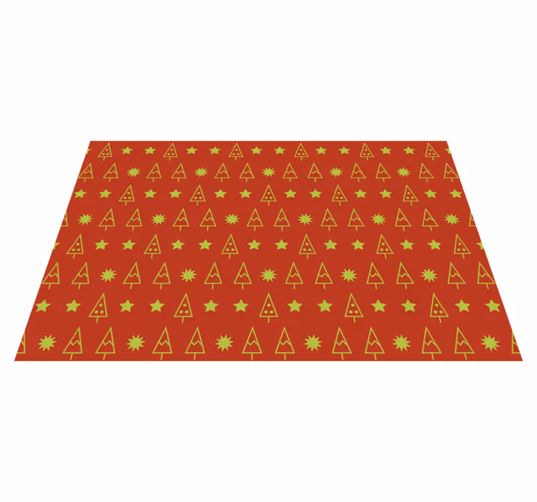 Tovaglietta americana natale motivo alberi festivi - TenStickers