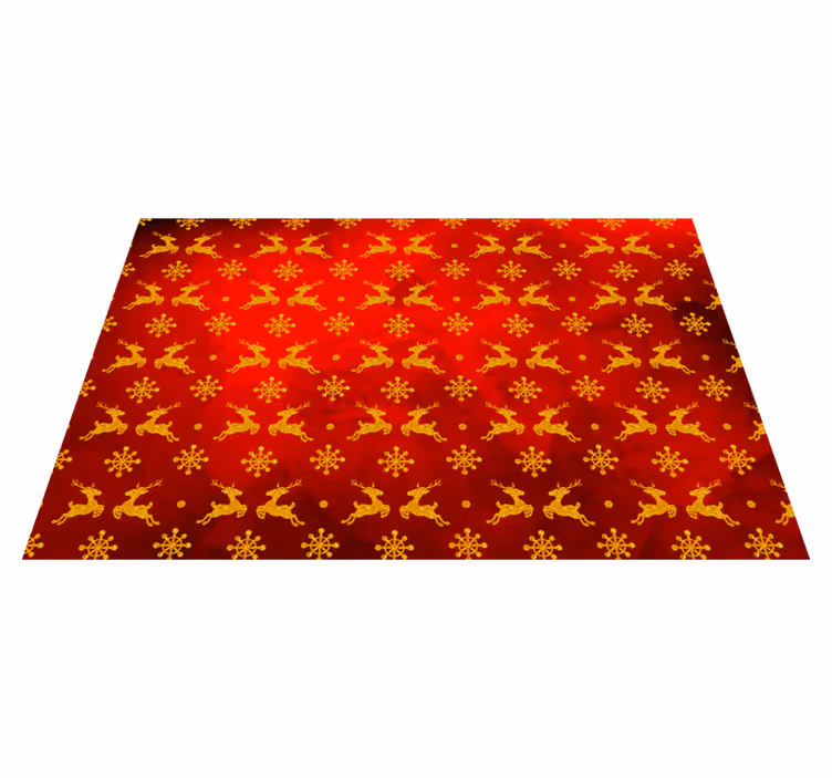 Tovaglietta americana natale motivo renne rosse - TenStickers