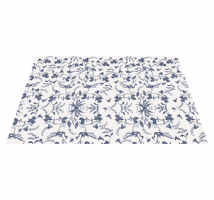 Tovaglietta americana textu ispirazione floreale elegante - TenStickers