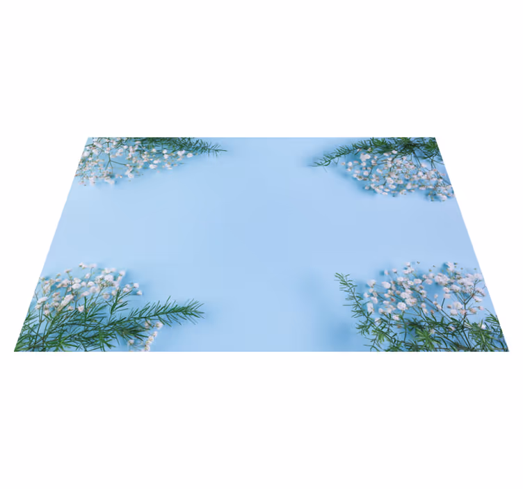 Tovaglietta americana originale accent floral tavola - TenStickers