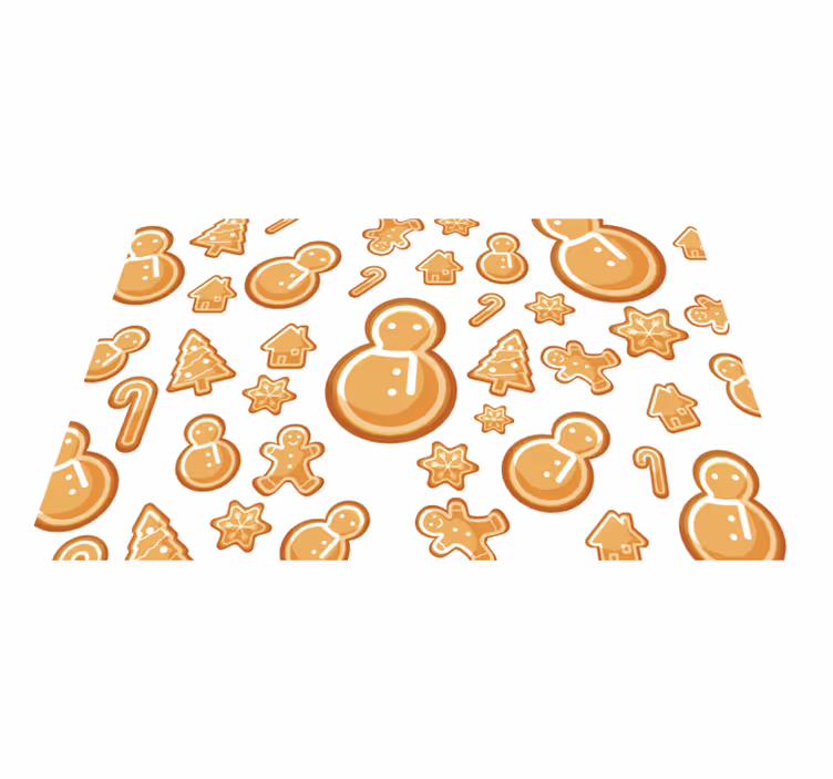 Tovaglietta americana Natale forme di festa - TenStickers
