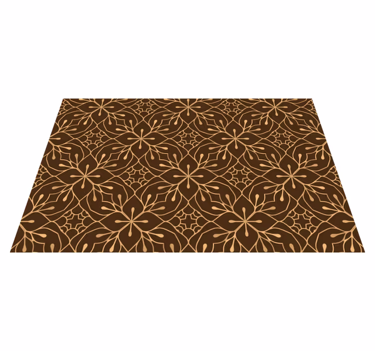 Tovaglietta americana textu idea fiore elegante - TenStickers