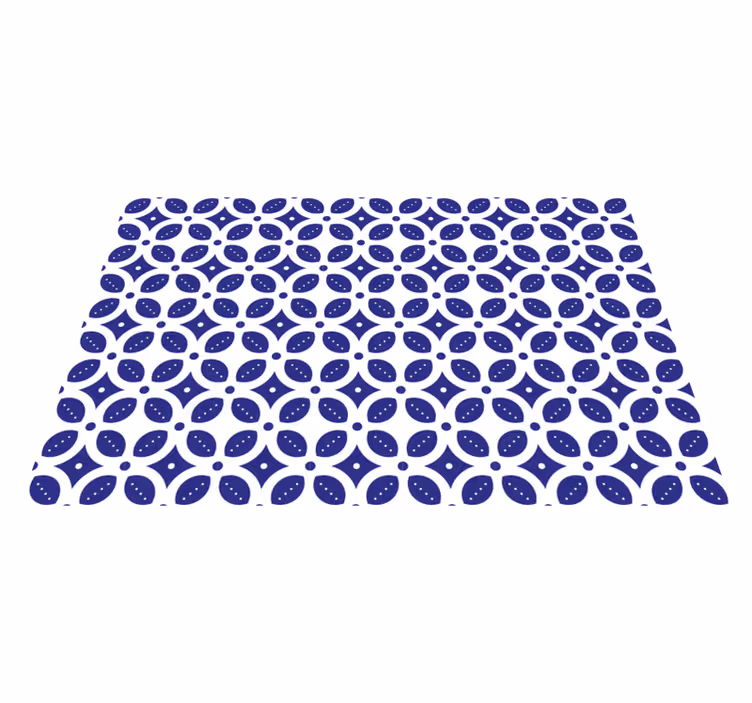 Tovaglietta americana textu sovrapposizione geometrica - TenStickers