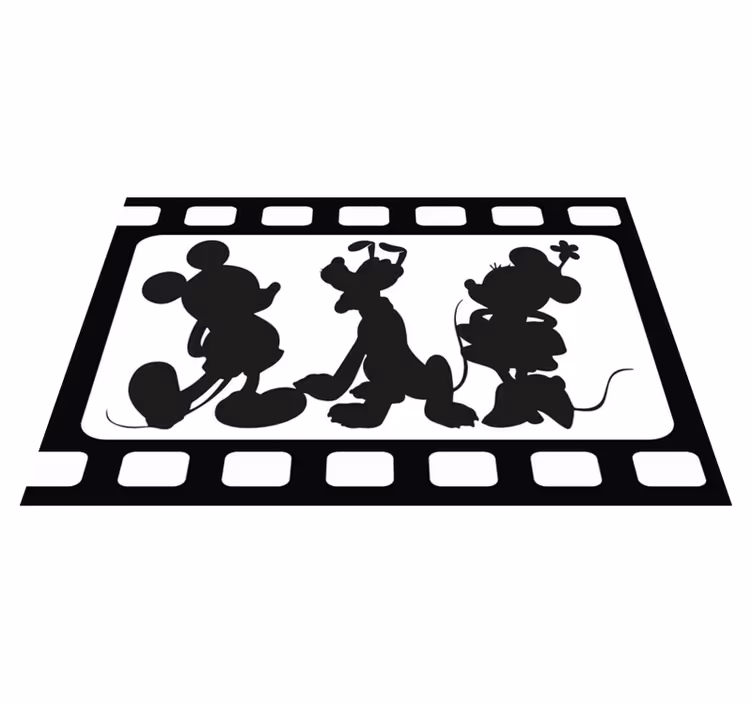 Tovaglietta americana infantile sagome di personaggi animati - TenStickers
